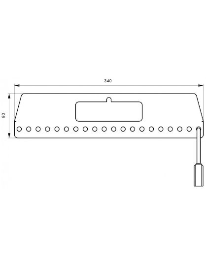 Carrying Handle for 20 Padlocks Thirard 00029991