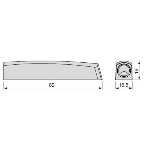 Основа Комплект Push Latch Emuca 200512 Антрацит 223-2005123set