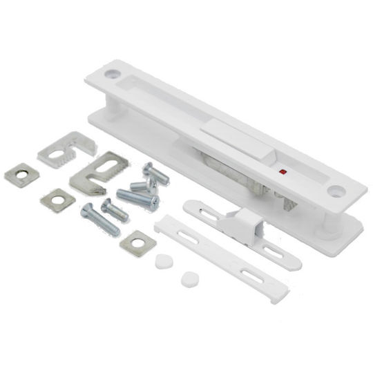 Sliding Door Lock White Makedoniki Ks-900