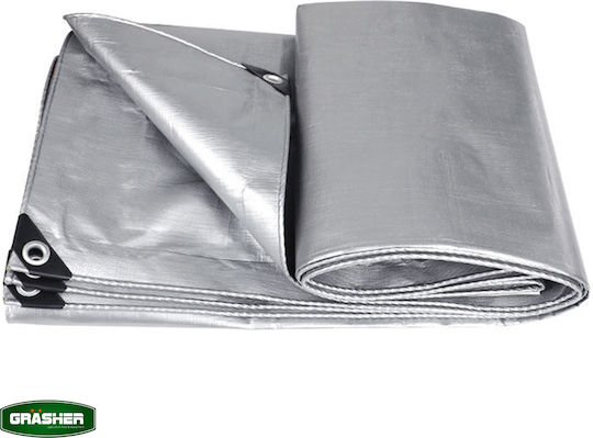 Grasher Waterproof Tarpaulin Gray 120 Gr/m² 3x5m 100241gr