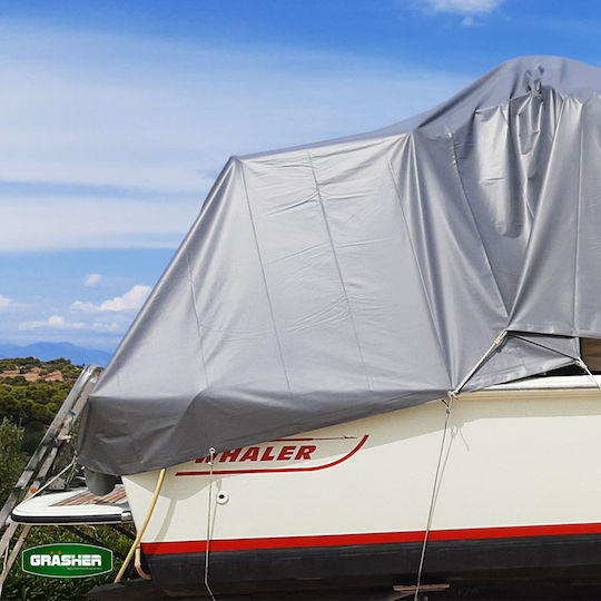 Grasher Waterproof Tarpaulin Gray 120 Gr/m² 3x5m 100241gr