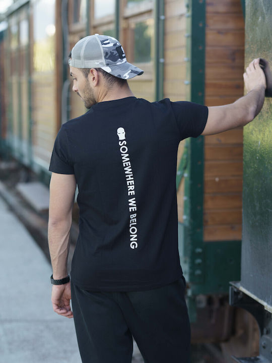 T-shirt Μαύρο