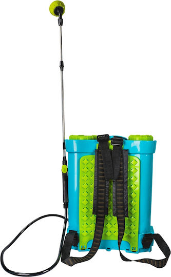 TopGarden Ψεκαστήρας Πλάτης 12V με Μπαταρία 8Ah με Χωρητικότητα 16lt 4bar σε Πορτοκαλί χρώμα