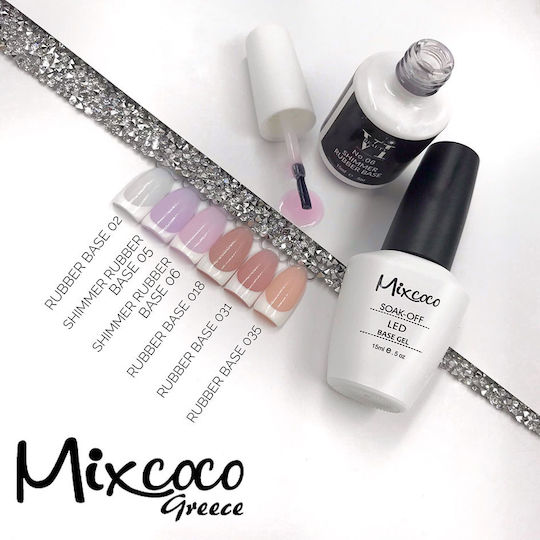 Mixcoco Strat De Bază Din Cauciuc 032 Roz Blush 15ml
