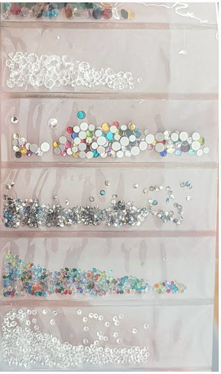 Strass Mix Διάφορα Χρώματα Μεγέθη