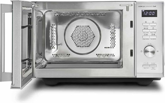 Caso HCMG 25 Mikrowellenherd mit Grill 25Es Gray