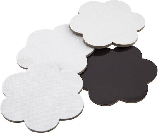 4 Magnetic Canvas Boards 7.5x7.5cm In 2 Designs