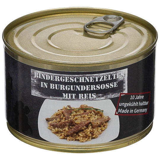 MFH Goulash Beef with Noodles Ready Meal with Meat Pasta 556kcal 400gr 10 Years
