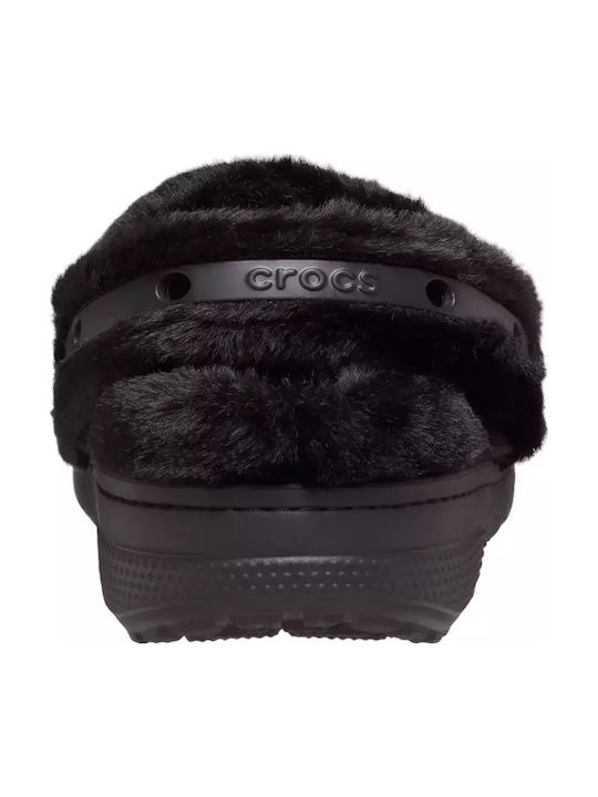 Unfurgettable Closed Women's Slippers Black