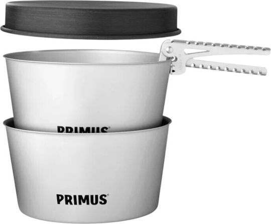 Primus Essential Pot Set Pot for Camping Silver 1.3ml 3pcs