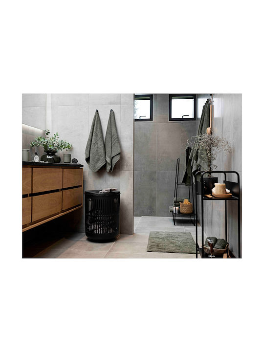 Zone Denmark Handtuch Baumwolle 50x70 Classic Olivengrün