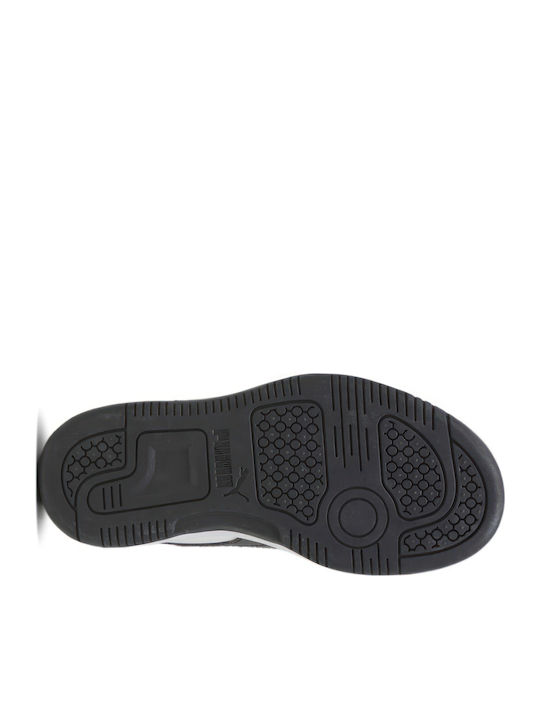 Rebound V6 Παιδικά Sneakers High με Σκρατς Λευκά