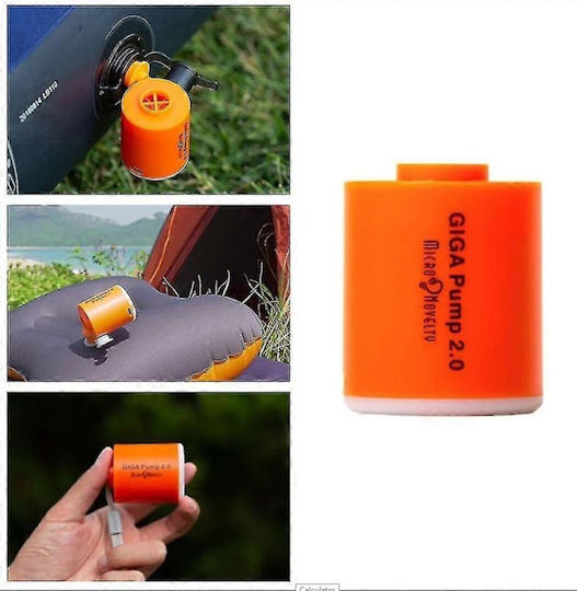 Aerogogo Giga Pump 2.0 Επαναφορτιζόμενη Ηλεκτρική Τρόμπα για Φουσκωτά Πορτοκαλί Led