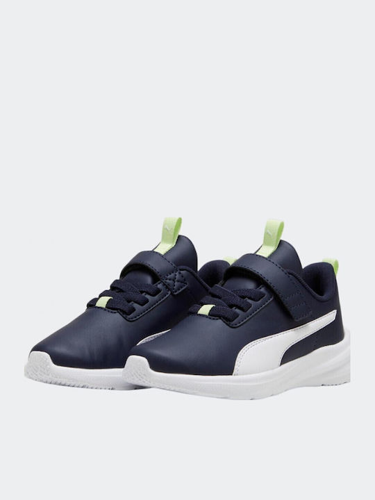 Rickie Runner Ps Παιδικά Sneakers με Σκρατς Μπλε