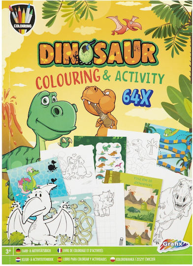 Grafix Dino Set de Colorat Dinozaur 29.7x21cm
