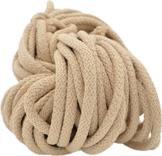 Κορδόνι Bobby Rope 8mm 300γρ 100% Cotton Μπεζ