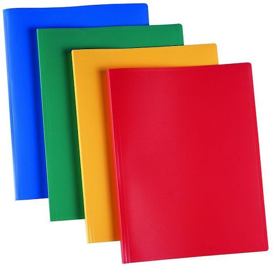 Logigraf Clipboard Flexible with 20 plastic sleeves Slides for Paper A4 (Μiscellaneous colours) 1pcs
