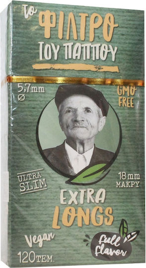 Tou Pappou Vată pentru țigări Simplu 5.7mm 120x1buc