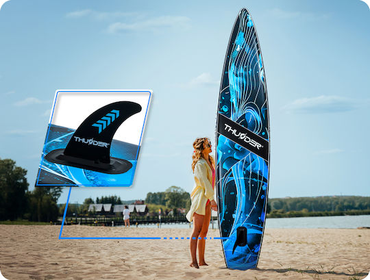 Thunder Inflatable Φουσκωτή Σανίδα SUP / Kayak με Μήκος 3.65m Μπλε