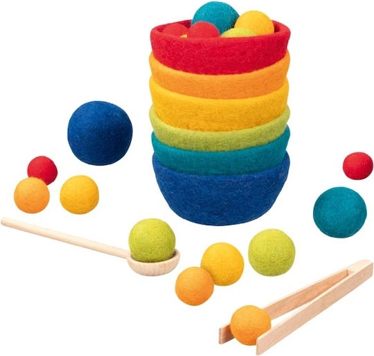 Goki Montessori Educational Game Knowledge made of Wood for 3+ Years Old