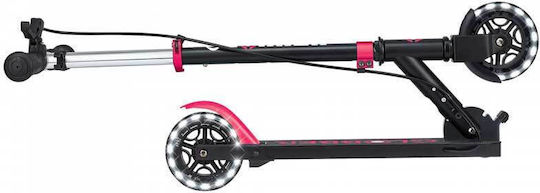Globber Παιδικό Πατίνι Αναδιπλούμενο Flow Element Junior Lights Δίτροχο Μαύρο
