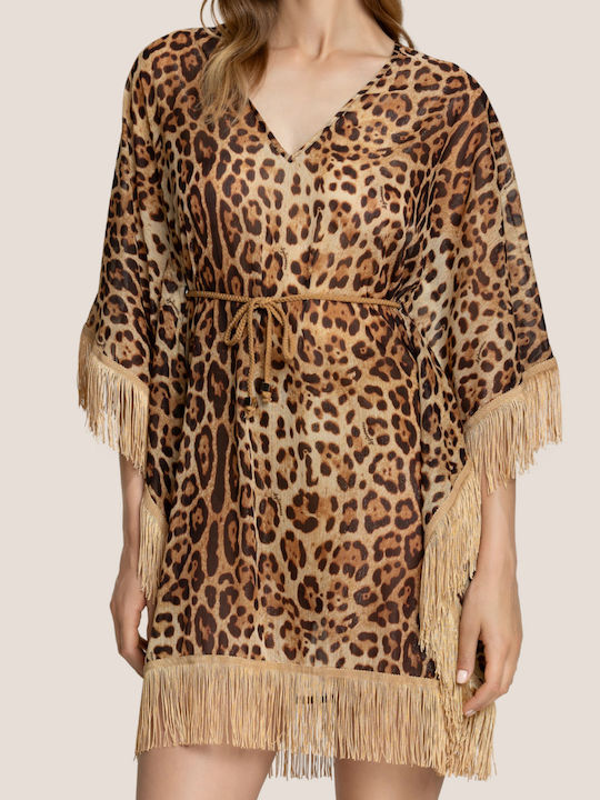 4Giveness Women's Caftan Beachwear Gold