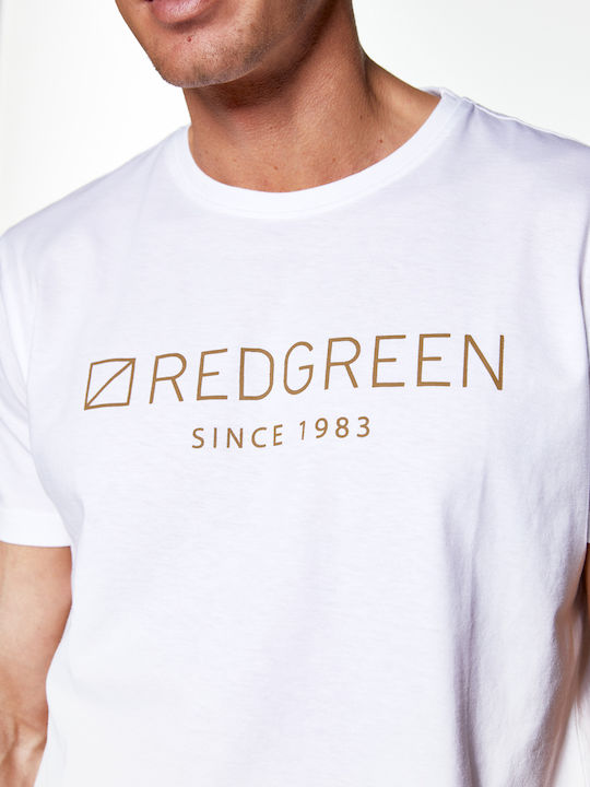 Redgreen T-shirt Τύπωμα Rg Since 1983 Λευκό