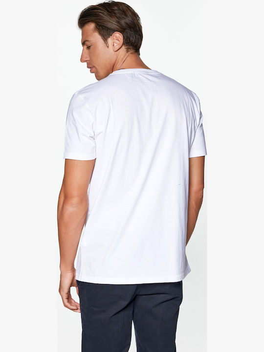Redgreen T-shirt Print Circle Rope White