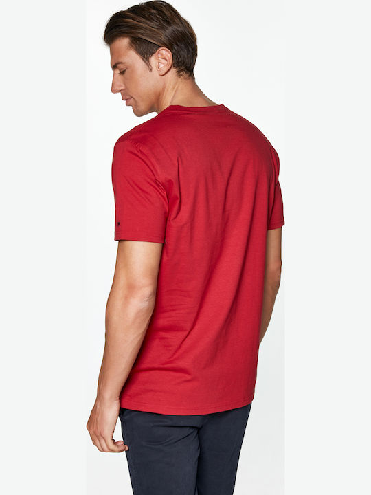 Redgreen T-shirt Τύπωμα Nordic Roots Κόκκινο