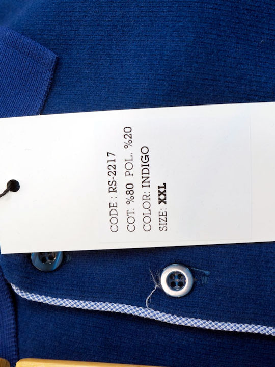 Ανδρικο Mπλoyzaki Polo Restart Rs-2217 Indigo