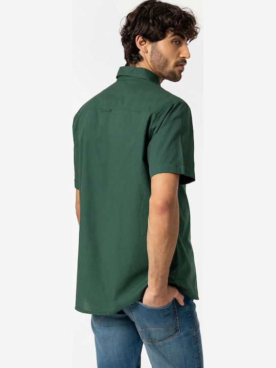 Men's Short Sleeve Shirt Tiffosi 10049965 Green Men's Short Sleeve Shirt Tiffosi 10049965 Green