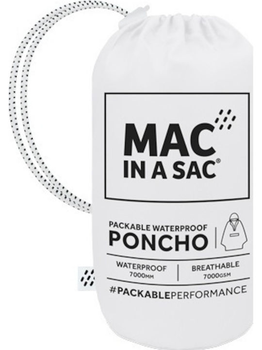 Mac In A Sac Wasserdichter Packbarer Poncho Transparent