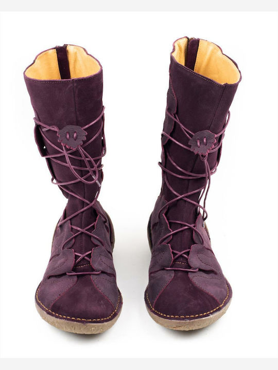 Damenstiefel El Naturalista Borago N5727 Lila Lila