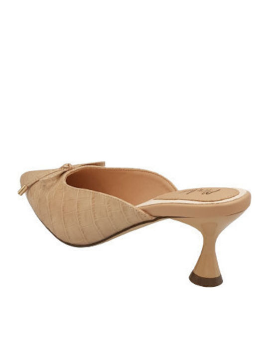 Menbur Pantofi Mules Dama Bej 022840 87 Beige