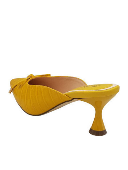 Menbur Pantofi Mules Dama Galbeni 022840 99 Yellow
