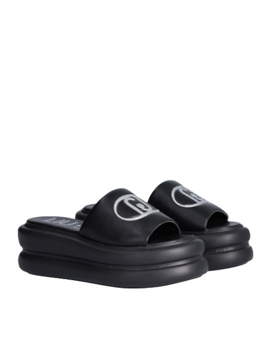 Liu Jo Aria 04 Slippers Flat Form Spreading Black 22222 Γυναικείο
