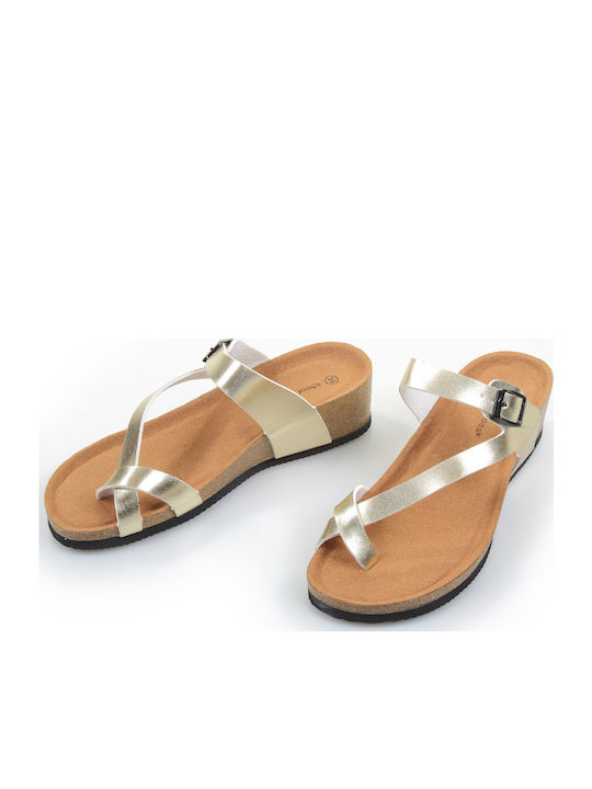 Fshoes Damenplattformen 1304/1.16 Fshoes Gold