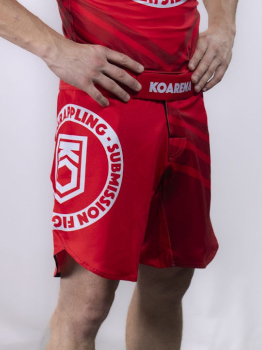 Koarena Grappling Shorts Red