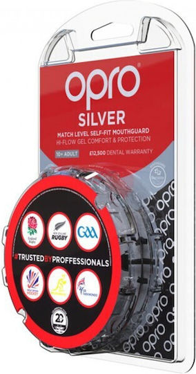 Opro Silver Level Schutzmaske Weiß Schwarz