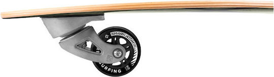 Πατίνι Σανίδα Longboard Street Surfing Surf Τρίτροχο White Striker 36"