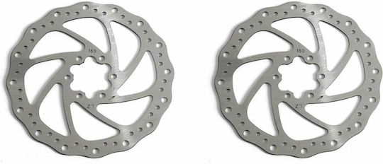 Bicycle Disc Brake Rotors 6 Bolt Lz 6 Bolt 160mm