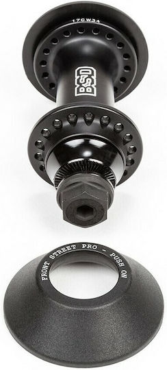 Bsd Street Pro V2 Front Bicycle Hub Black