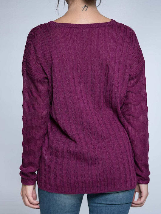 M Missoni Strickbluse Lila