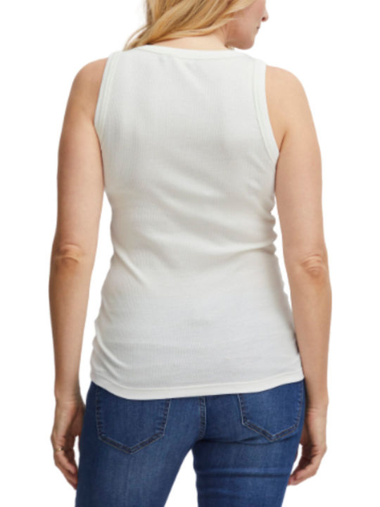 Fransa Frhizamond Top 20612012_ecru Γυναικείο 47% Cotton 47% Modal 6% Elastane