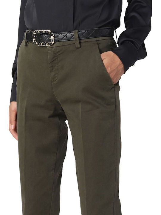 Liu Jo Fabric Chino Chic Reg W Simple Wf2363t8191 Women's Trousers