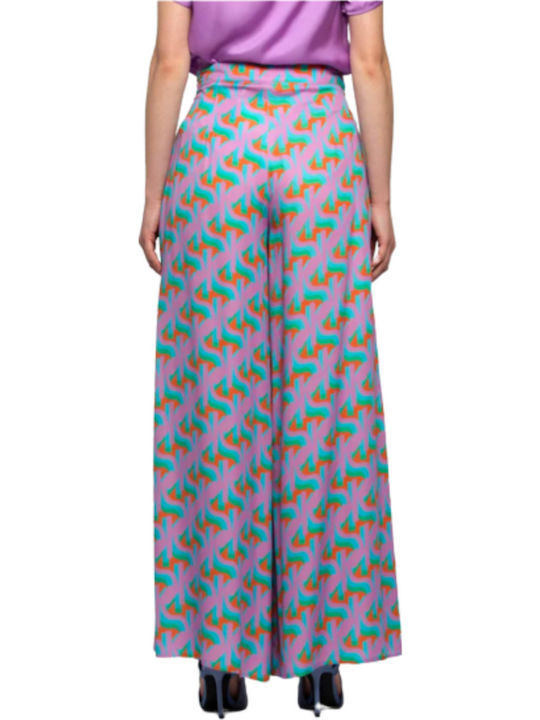 Kocca Fant.arancio/lilla Riith Pantalone Fashio F1092 Γυναικείο