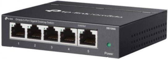TP-LINK Omada Неуправляем L2 Switch с 5 Портове Гигабитови (1Gbps) Ethernet и 5 SFP Портове