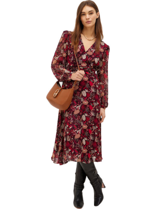 Rochie Liu Jo Alb Wf2c06 Abito Ts.nav Liujo Viscoză George Roz Floral Rochii**