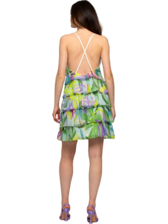 Kocca Fant Lilac/Yellow Kaddek Dress F8022 Women's