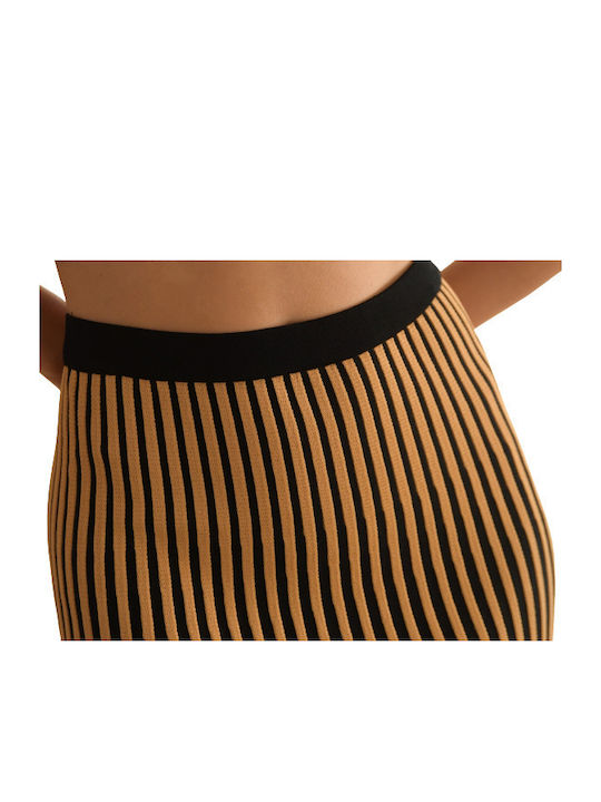 Portami Via Damenrock Schwarz Beiges